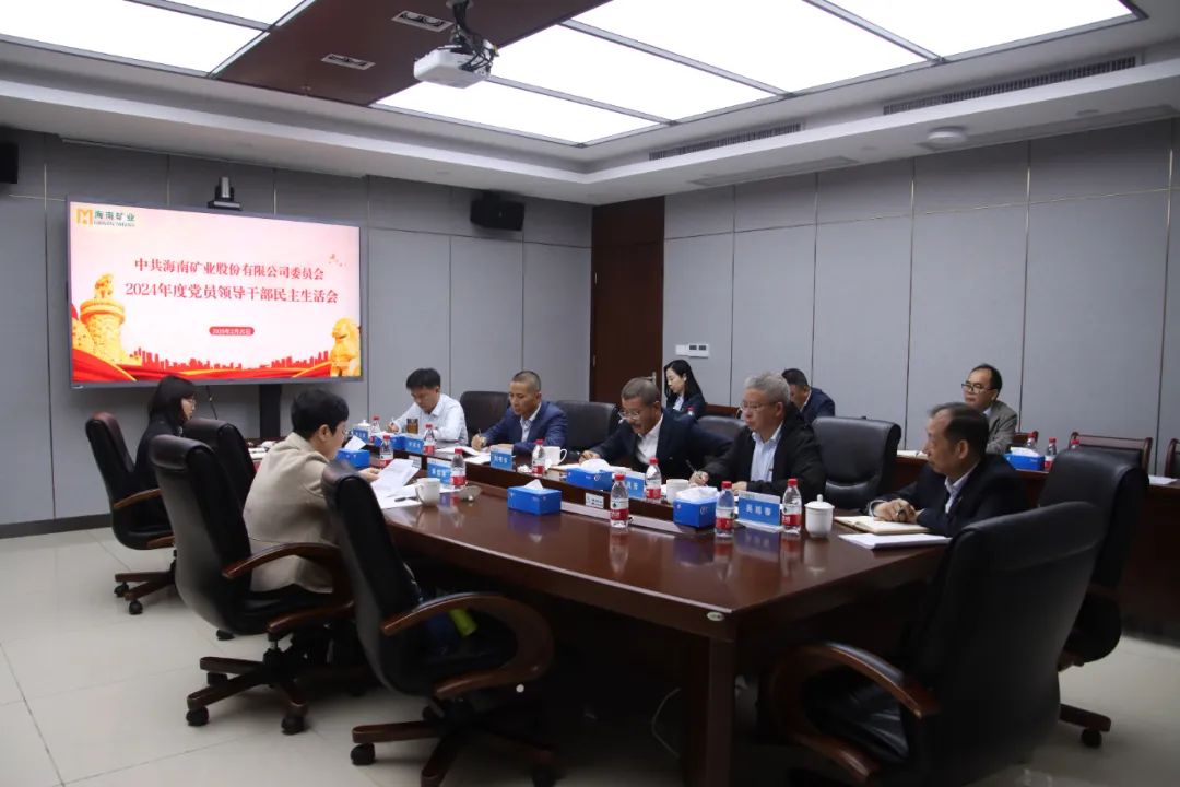 菠菜担保网党委召开2024年度民主生涯会